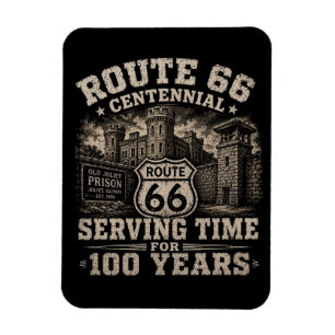 Imán Ruta 66 Cárcel de Joliet Centenario Americana