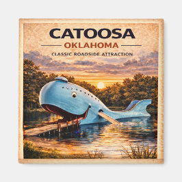 Imán Ruta 66 Catoosa Oklahoma Clásico del Patrimonio al