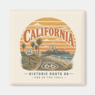 Imán Ruta 66 de California Santa Mónica