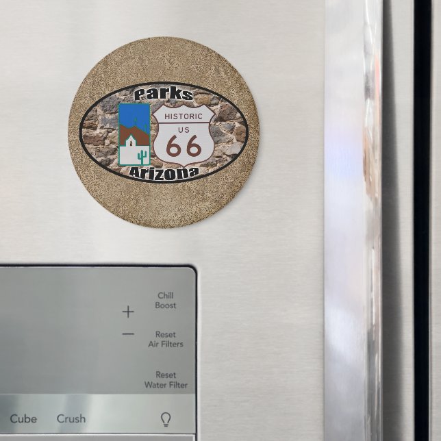 Imán Ruta 66 de Estados Unidos Parques Arizona (In situ (nevera))