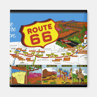 Imán Ruta 66 de Los Ángeles a Chicago