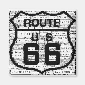 Imán Ruta 66 Estados Magnet