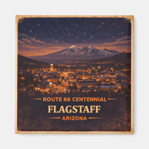 Imán Ruta 66 Flagstaff Arizona Noche del Cielo Patrimon