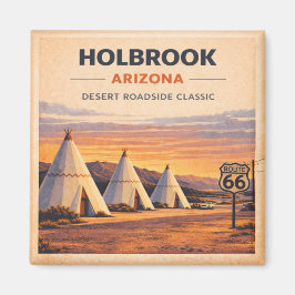 Imán Ruta 66 Holbrook Arizona Clásico del Patrimonio Pu