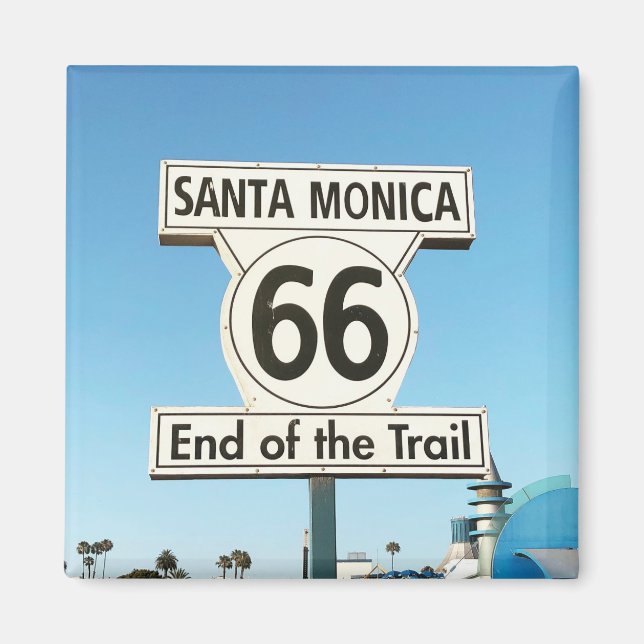 Imán ruta 66 taza de café (Frente)