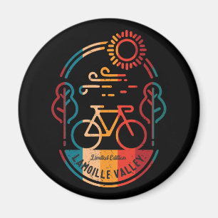 Imán Ruta de ciclismo del valle del Lamoille retro