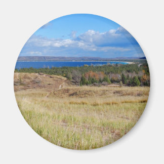 Imán Ruta de impresión Bella Artes a través de dunas de