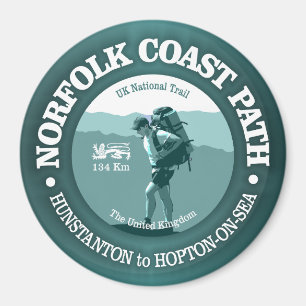Imán Ruta de la costa norfolk (T)