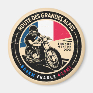Imán Ruta de los Grandes Alpes   Francia   Motocicleta