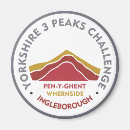 Imán Ruta de senderismo Yorkshire 3 Peaks Challenge