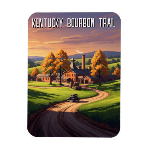 Imán Ruta de viaje de Bourbon de Kentucky