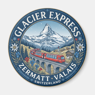 Imán Ruta del Glacier Express Suiza