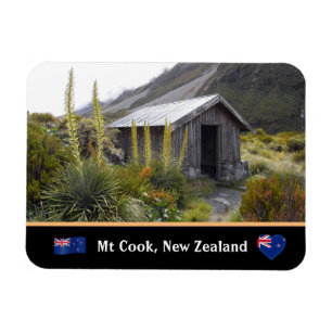 Imán Ruta del Monte Cook y refugio /travel Nueva Zeland