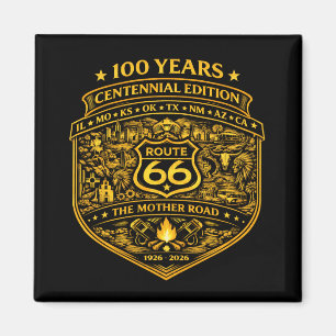 Imán Ruta Dorada 66 Centenario 100 Años