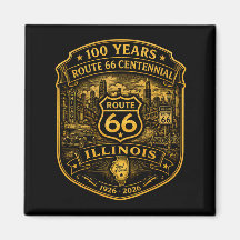 Ruta Dorada 66 Illinois Centenario 100 Años