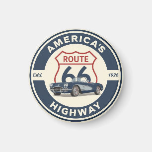 Imán Ruta estadounidense 66 carretera histórica Regalos