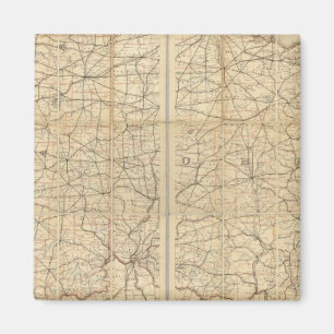 Imán Ruta Postal de Ohio