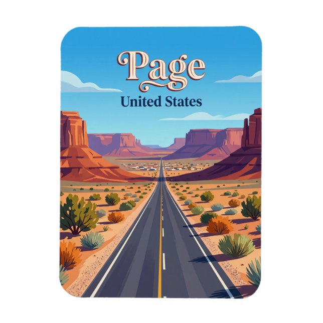 Imán Ruta US 89 cerca de Page Arizona (Vertical)