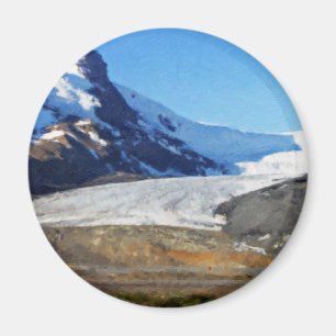 Imán Ruta verde de Icefields en el jaspe Canadá