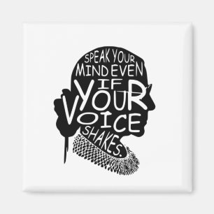 Imán ruth bader ginsburg, speak your mind even, notorio