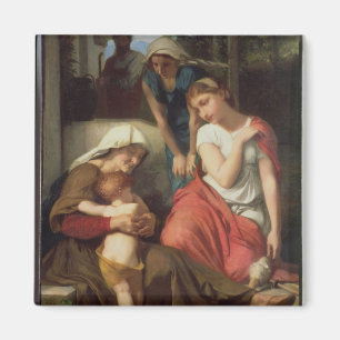 Imán Ruth y Naomi, 1859 (aceite en lona)