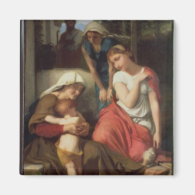 Imán Ruth y Naomi, 1859 (aceite sobre lienzo) (Frente)