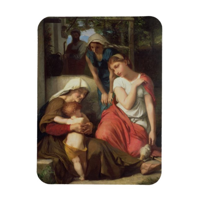 Imán Ruth y Naomi, 1859 (aceite sobre lienzo) (Vertical)