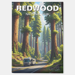 Imán RV en el Parque Nacional Redwood