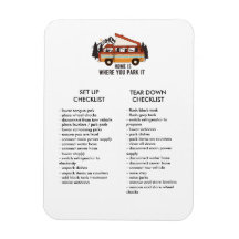 RV Trailer Editable Set and Tear Down Checklist
