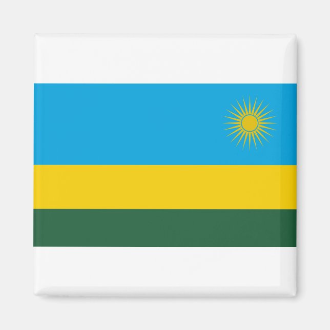 Imán Rwanda Flag (Frente)