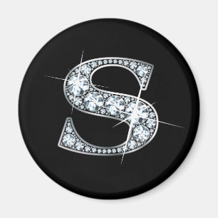 Imán "S" Diamond Bling Magnet