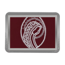 S. Mary Elegant foto personalizado de marco de bor