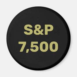 Imán S&P 7,500 Level Stock Market Index Celebration