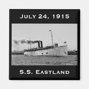 Imán S.S. Eastland según lo fotografiado por la postal