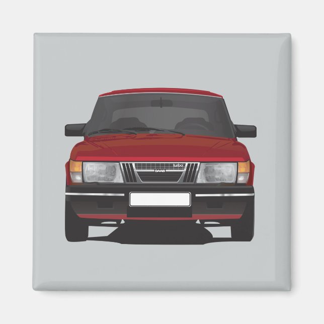 Imán Saab 900 Turbo Magnet (Frente)