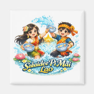 Imán Sabaidee Pi Mai Lao – Festival del Agua del Año Nu