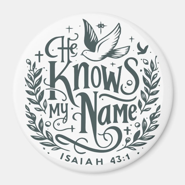 Imán Sabe mi nombre (Frente)