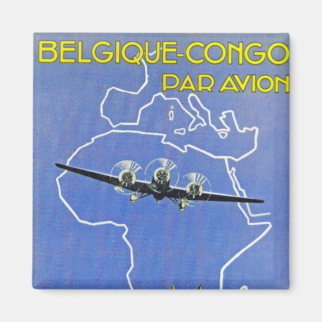 Imán Sabena ~ Congo belga (Frente)