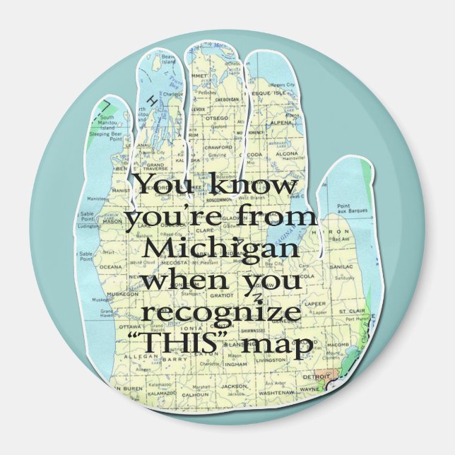 Imán Sabes que eres de Michigan cuando (Frente)