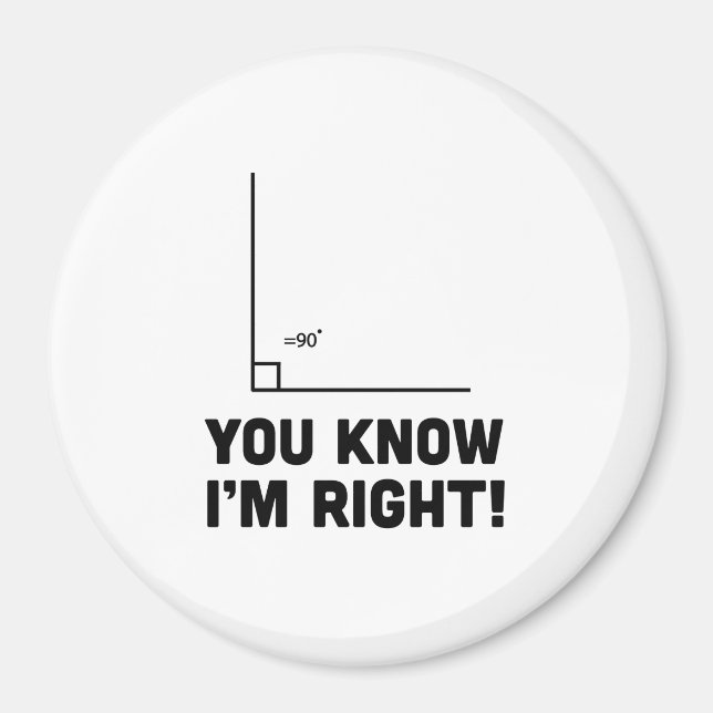 Imán Sabes que tengo razón (Frente)