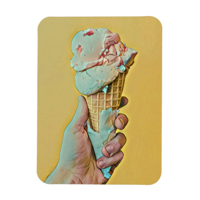 Imán Sabor de helado (Vertical)