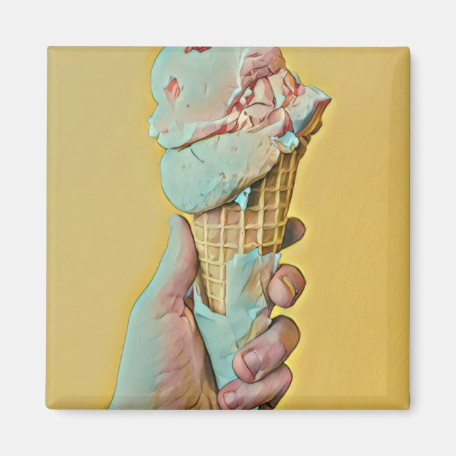 Imán Sabor de helado (Frente)