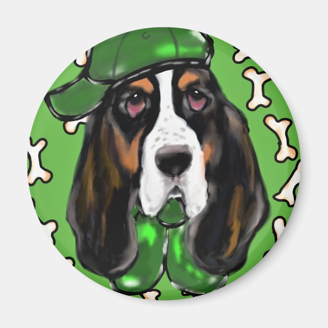 Imán Sabueso Basset (Frente)