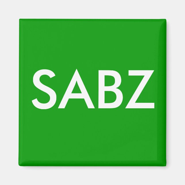 Imán SABZ Square Magnet (Frente)