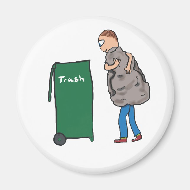 Imán Sacar La Basura (Frente)