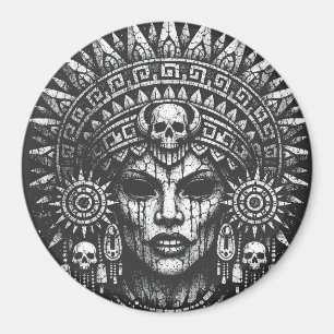 Imán Sacerdotisa Coronada de Cráneos — por BurnsInHell
