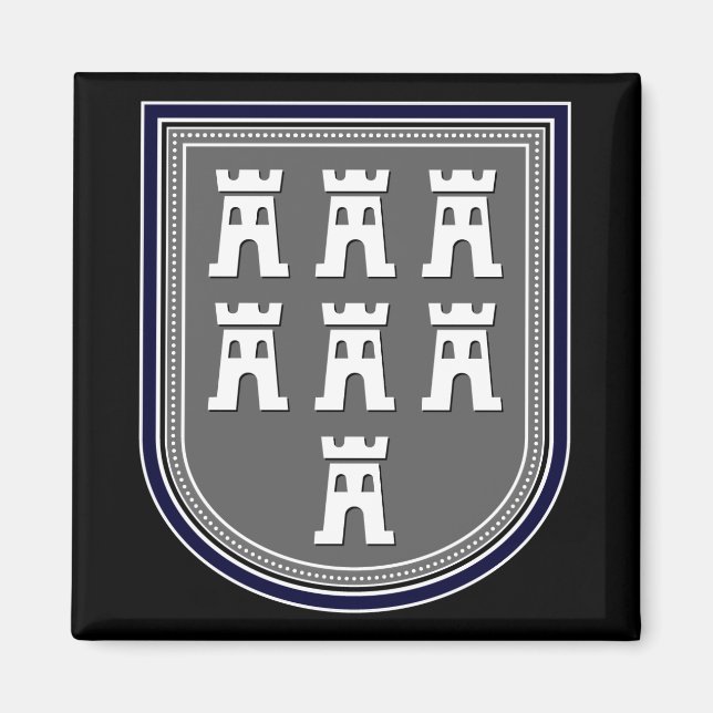 Imán Sachsen Wappen (Frente)