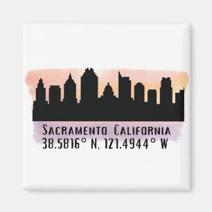 Imán Sacramento CA City Skyline