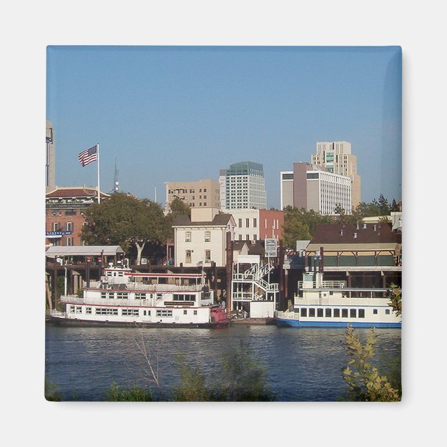 Imán Sacramento, CA Magnet (Frente)