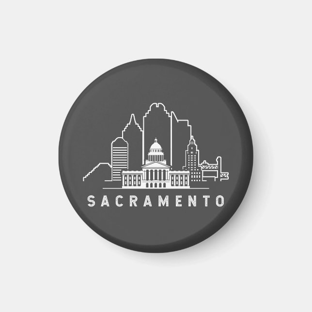 Imán Sacramento California (Frente)